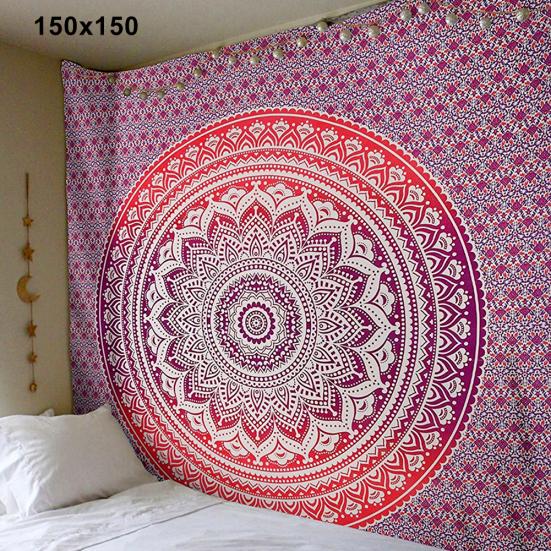 Mandala Bohemian Yoga Mat Plážový ručník Šátek Deka Indiánská závěsná tapiserie