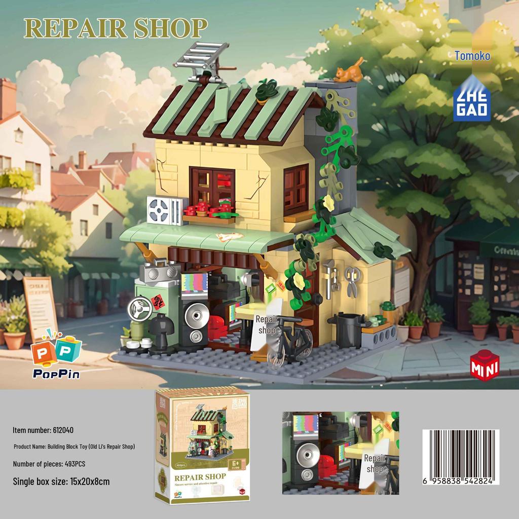 Mini Retro Radio & Fridge Washing Machine Building Blocks Toys - Compatible with Lego, Great Gift for Girls