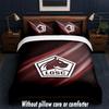 LOSC Lille FC Design Bed Bedding Set 1 Duvet Cover + 2 Pillowcases Soft Breathable Household Bed Linens