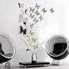 12 Sztuk/partia 3D Motyl Lustro Naklejka Ścienna Naklejka Wall Art Wymienny Dekoracje Ślubne Naklejka Dekoracji Pokoju Dziecięcego