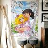 CANDY Wall Tapestry Aesthetic Wall Hanging Printed Fabric Blanket Decorative Tapestries for Bedroom Living Room Home Decor