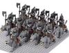 Roman Warrior Cavalry Series Minifigure Building Blocks Set (21 Pcs)