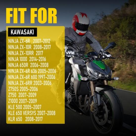 2X Front Rear Turn Signal Indicators Light For KAWASAKI KLR 650 08-17 Clear Lens