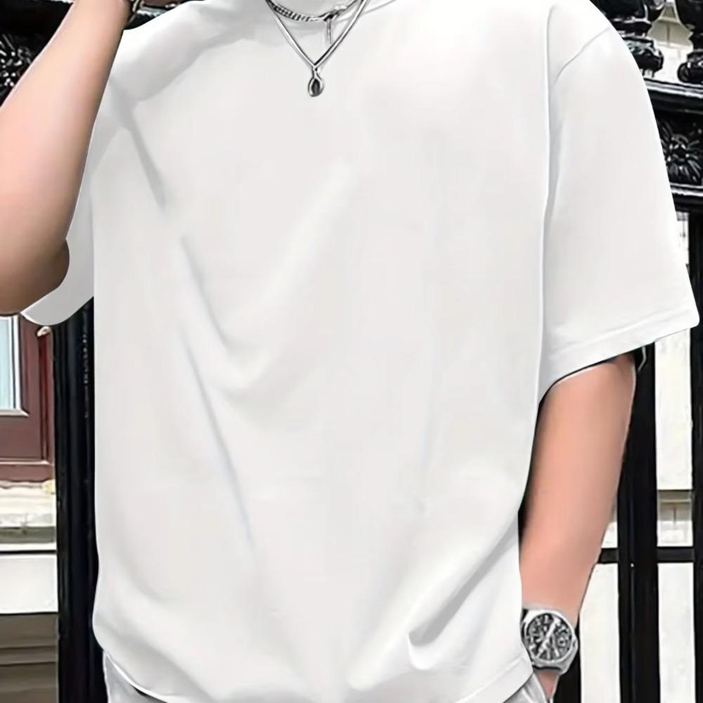 2025 Men's 100% Casual Loose CALIFORNIA Printing Comfortable Round Neck Short Sleeve T-shirt Street Fashion Clothing