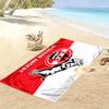 Toalha de Praia Estampada FC Köln, Toalha Grande Macia de Secagem Rápida para Praia Camping Natação
