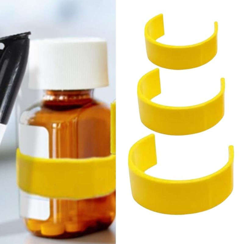 9/18/36pcs Medicine Bottle Clips For Effortless Pills Organization And Identification with Marker for Home and Travel Use