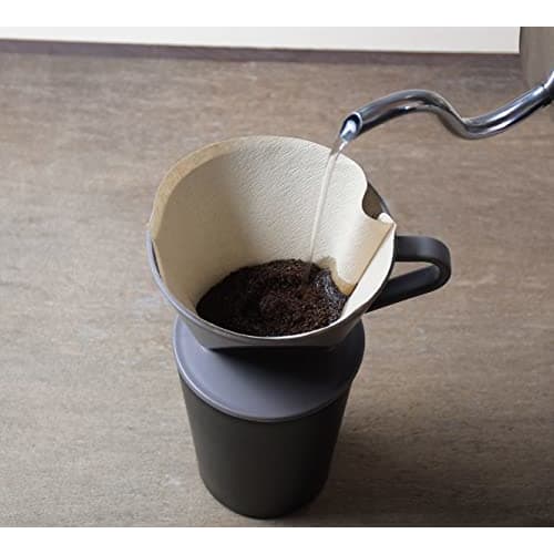 Pearl Metal HB-6780 500ml Large Vacuum Insulated Tumbler with Straw, Perfect for Drip Coffee, Wide Mouth, Black, and Straw Tumbler