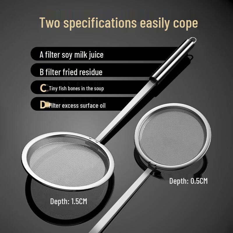 304 Stainless Steel Fine Mesh Skimmer Strainer
