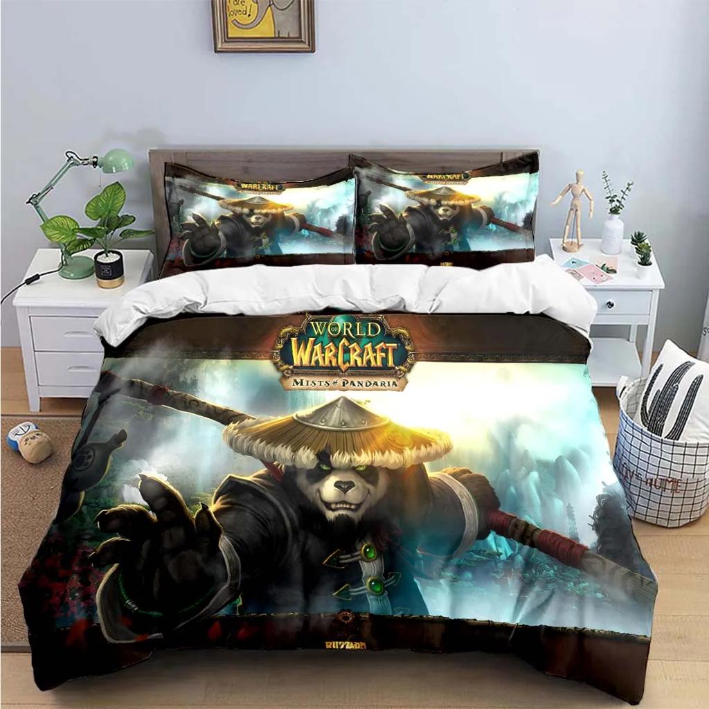 Hot Fashion 3D Game W-Warcraft Print Bedding Sets Bed Supplies Set Duvet Cover Bed Comforter Set Bedding Set Luxury Gift