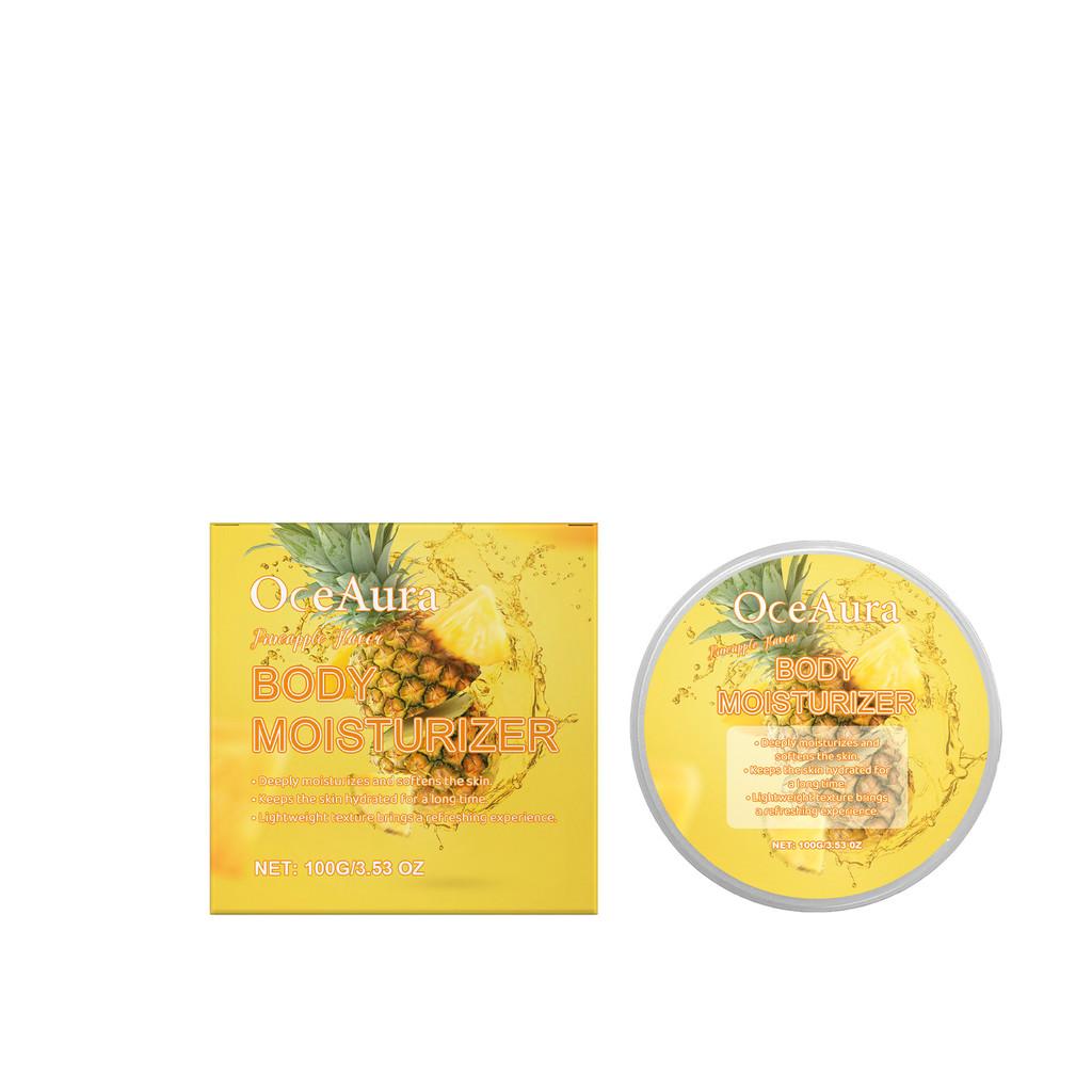 Oceaura Cream Moisturizing Series Revitalizing Hydrating Cream For Soft Glowing Skin Pineapple 100g