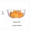 Versatile Transparent Glass Bowls (Set of 8)