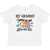 Inktastic My Grammy Loves Me With Sloth And Hearts Baby T-Shirt Animals Kids