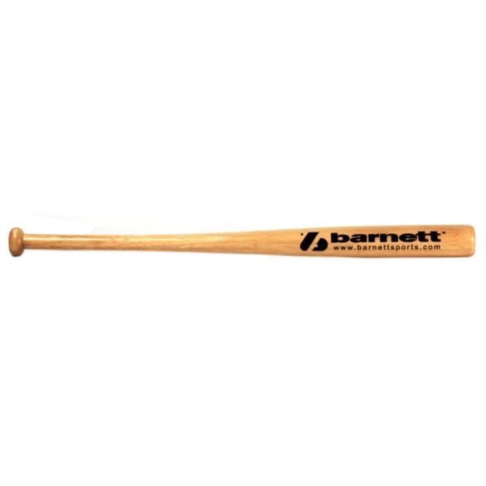 Batte de baseball en bois 32" - barnett - bb-w - pour enfant - pour initiation
