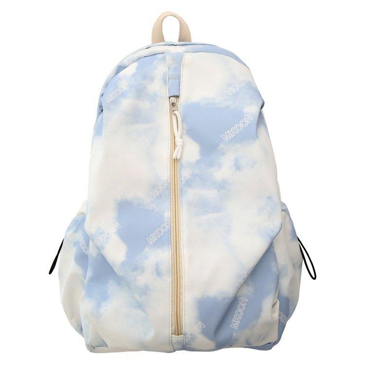Schoolbag new Korean version of campus explosion simple and versatile lightweight student backpack college student junior high school shoulder travel