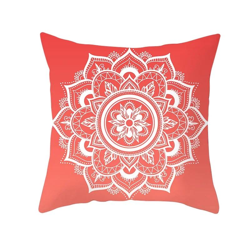 Coral Pillow Case Spring Home Decor Decorative Live Coral Tropical Style Pillow Cushion Cover for Sofa ize Funda Cojin