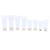 3Pcs 50/100Ml White Empty Cosmetic Squeeze Tubes Travel Dispensing Tubes Refillable Containers For Lotion Cream Facial Cleaner