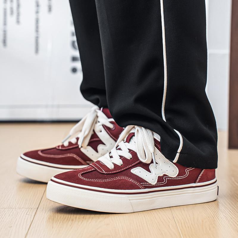New Niche Low-top Canvas Shoes Student Sports and Leisure Men's Shoes Versatile Board Shoes B2237