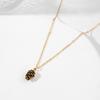 Simple  Vintage Earrings Necklace For Women Pine Nut Plant Specimen Ear Stud Necklace Pinecone Earrings Necklace Jewelry