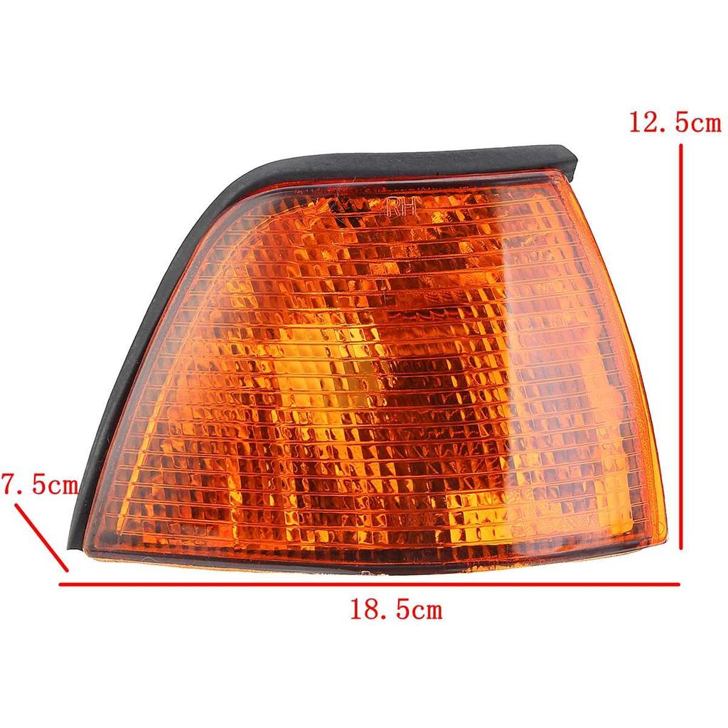 Car Left &Right Corner Turn Signal Light Corner Lights  For 3 Series E36 4DR 1992-1998 63138353279/63138353280