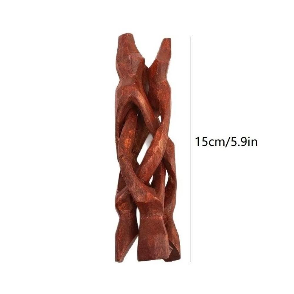Vintage Wooden Display Stand Multipurpose Handmade Abalone Shell Holder Decorative Ornament Tripod Stand Home Decor