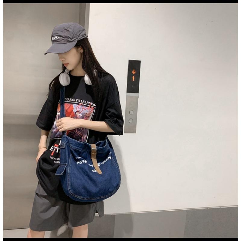New Cowboy Bag Female Shoulder Bag Temperament Cowboy Large Capacity Tote Bag