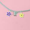 Sterling Silver Resin Four-Leaf Clover Pendant Flower Charm for DIY Bracelet, Necklace, Beading, Jewelry, Rope Weaving.