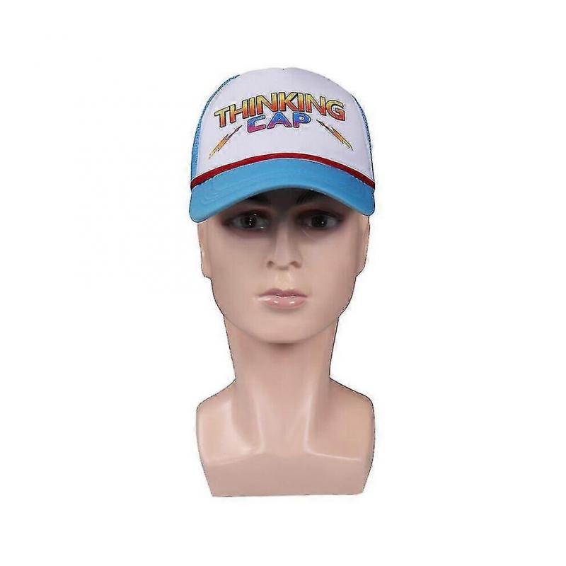 Stranger Things Season 4 Dustin Thinking Hat Cap Sunshade Baseball Cosplay Adult