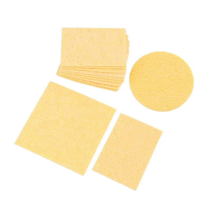 10Pcs Cleaning Sponge Cleaner For Electric Welding Soldering Iron Tip Cleaning Sponges Cleaner Pads Soldering Accessories