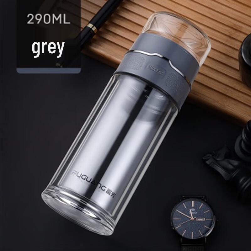 Fuguan Xuanya Double-Layer Glass Tea Cup