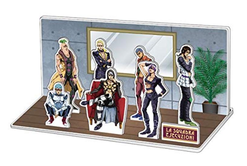 

TV anime Bizarre Golden Original acrylic diorama JoJo s Adventure Wind Assassin Team