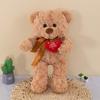 Bear Sweater Plush Toy Heart Meet Stuffed Animal Hug Birthday Decoration Gift