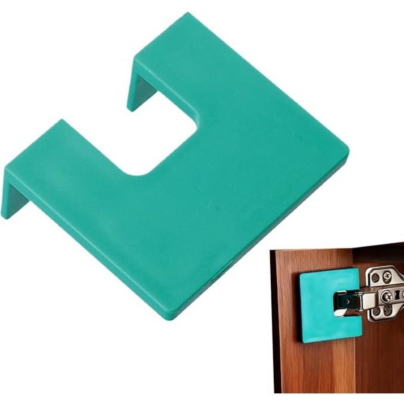 2pcs Door Jamb Hinge Jig Door Latch Installation Jig, Carpenter Latch Installation For Home Kitchen Bathroom Cabinet Drawer