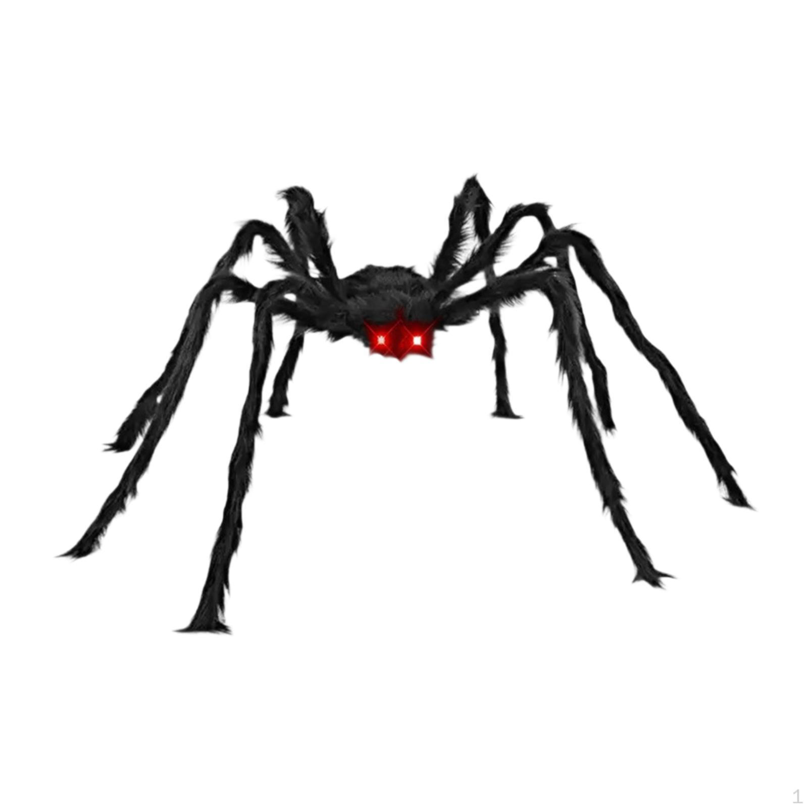 

Украшения на Хэллоуин, мохнатый паук, большой страшный паук, ползающий паук для вечеринки, патио, двора