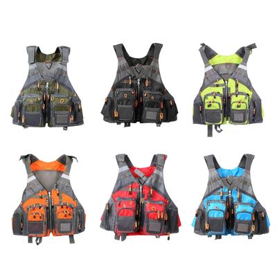 Trout Fishing Gear Multi Pokcet Waistcoat Jackets Fly Fishing Vest for Men and Women Outdoors Stream Fishing Accessories