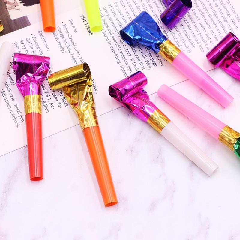 Kid’s Party Whistle Loudly Horn Noise Makers Blowout Whistle for Xmas Indoor Party Outdoor Game Supplies Cheering Squad