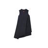 Fila Sport Fashion Round Neck Irregular Hem Sleeveless Knit Dress Women Dresses Legendary-Blue F11W326307F-NV