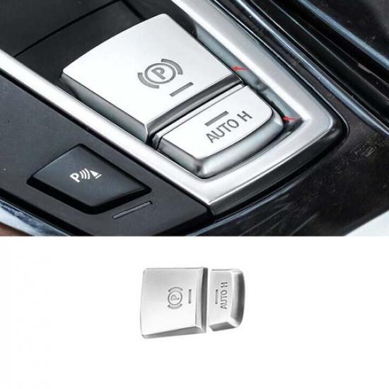 Cover Trim Matte Silver 09-2015 Electronic Handbrake Switch Fit For BMW 7 Series