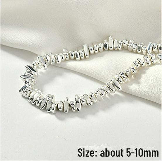 Accesorii Brățară & Cercei Făcute Manual: Mărgele Neregulate Aurite