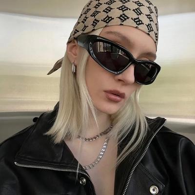 New Y2K Sports Punk Sunglasses Women Brand Designer Square Goggle Men Luxury Sun Glasses UV400 Colorful Mirror Fashion Eyewear