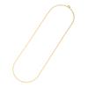 K18 Single Kihei 50cm with Made In 18K Gold Necklace Chain [FAIRY CULLET] Double-Sided 3.8g - Clasp, Certified, Japan,