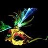 Hollow Out LED Glowing Mask Party Supplies Venice Masquerade Masks Feather Butterfly Mask  Party