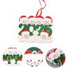 Customizable Christmas Tree Hanging Decoration Kids Activity Resin Ornament For Home Holiday