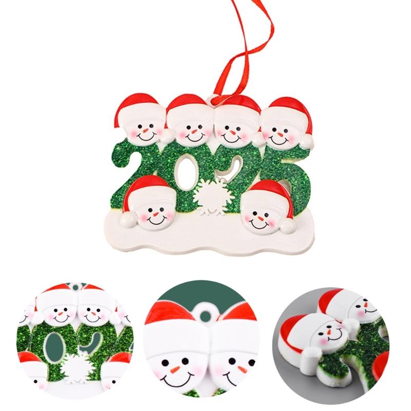 Customizable Christmas Tree Hanging Decoration Kids Activity Resin Ornament For Home Holiday