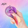 Sensory Ball Toy Clear Goldfish Squeeze Stress Relief Glitter Multicolor Tail Fish Gadget Sugar Soft Decompression Fidget Relaxation