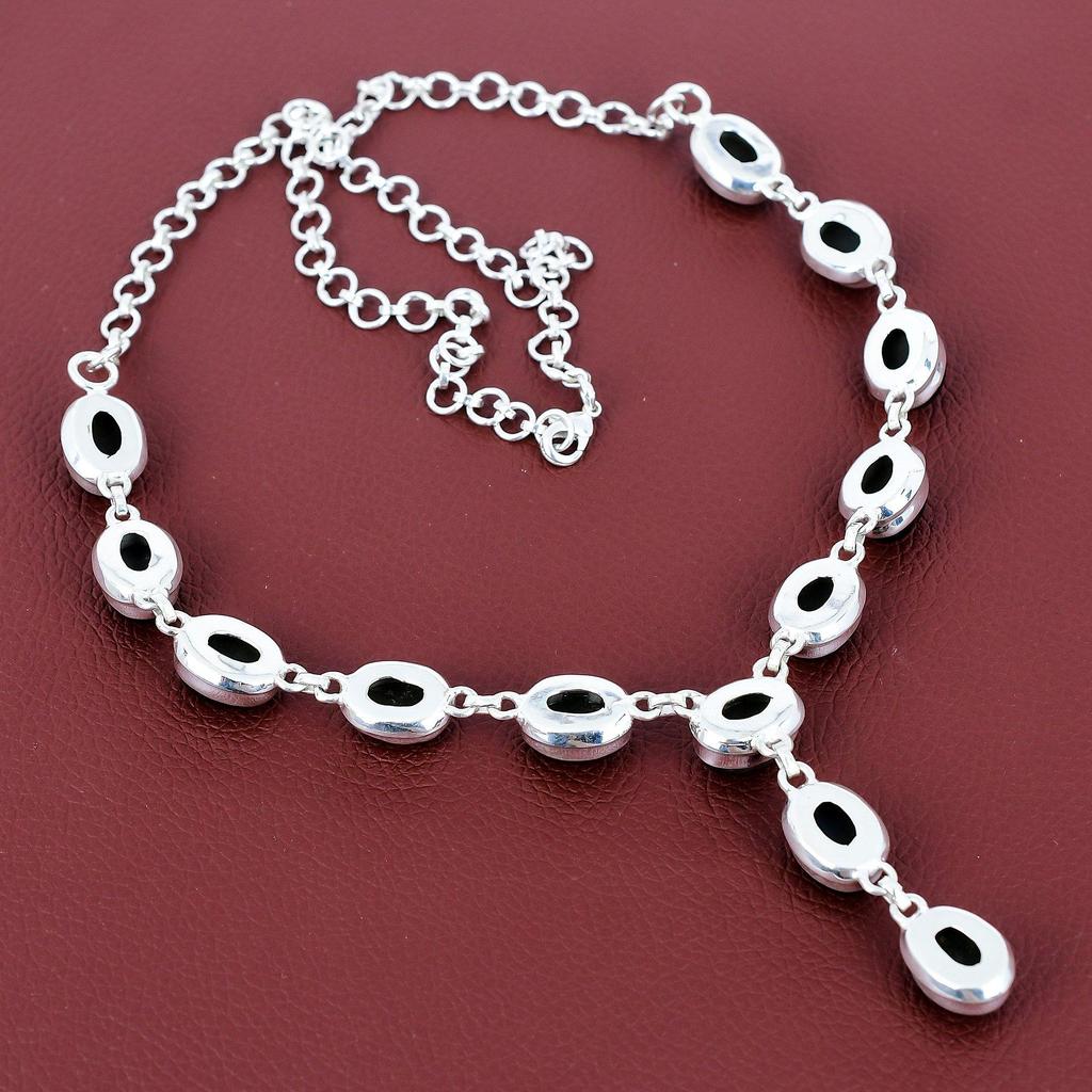 Pietersite Necklace Gemstone Necklace Handmade Jewelry 925 Sterling Silver Adjustable Chain Necklace Natural Pietersite Jewelry Wedding Gift