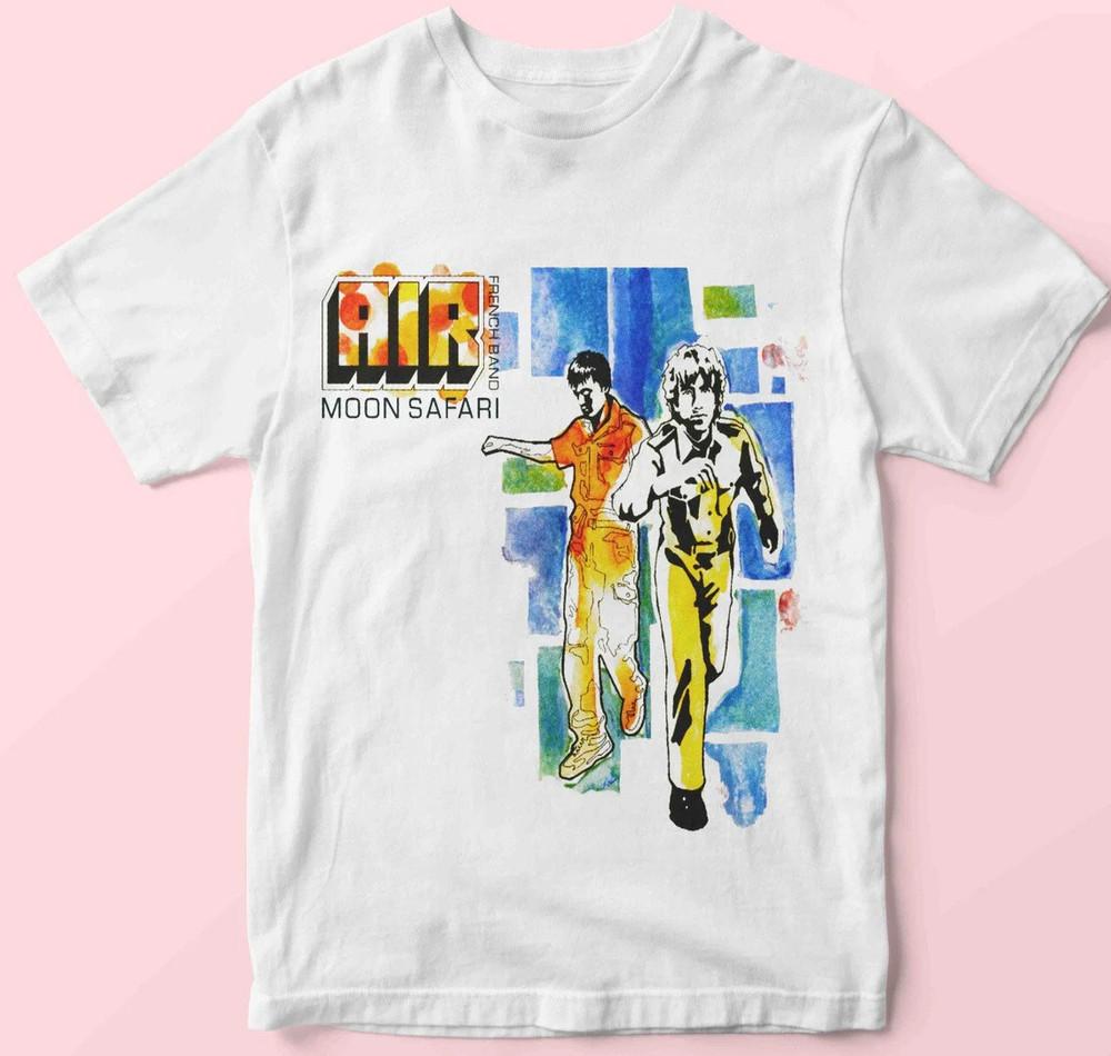 AIR BAND Vintage moon safari Cotton Unisex S234XL TShirt Unisex T-Shirt S