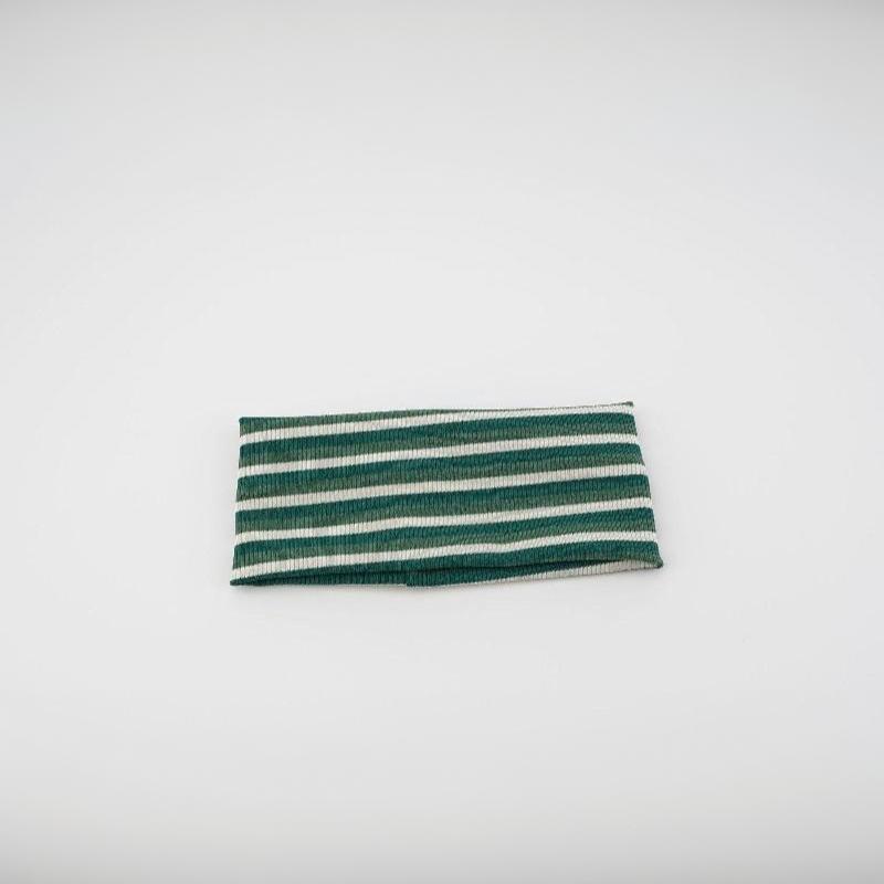 Striped Knit Headband Elastic Sports Hair Band Wide Band Non Slip Sweat Hair Wrap For Yoga Running Daily Wear