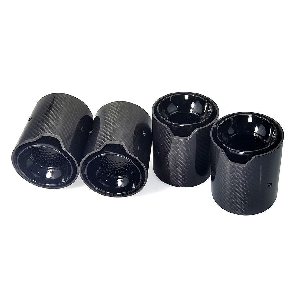 Carbon Fiber & Stainless Steel Muffler Exhaust Tailpipe for BMW M3 G80, M4 G82/G83 Stainless Steel Exhaust Pipe