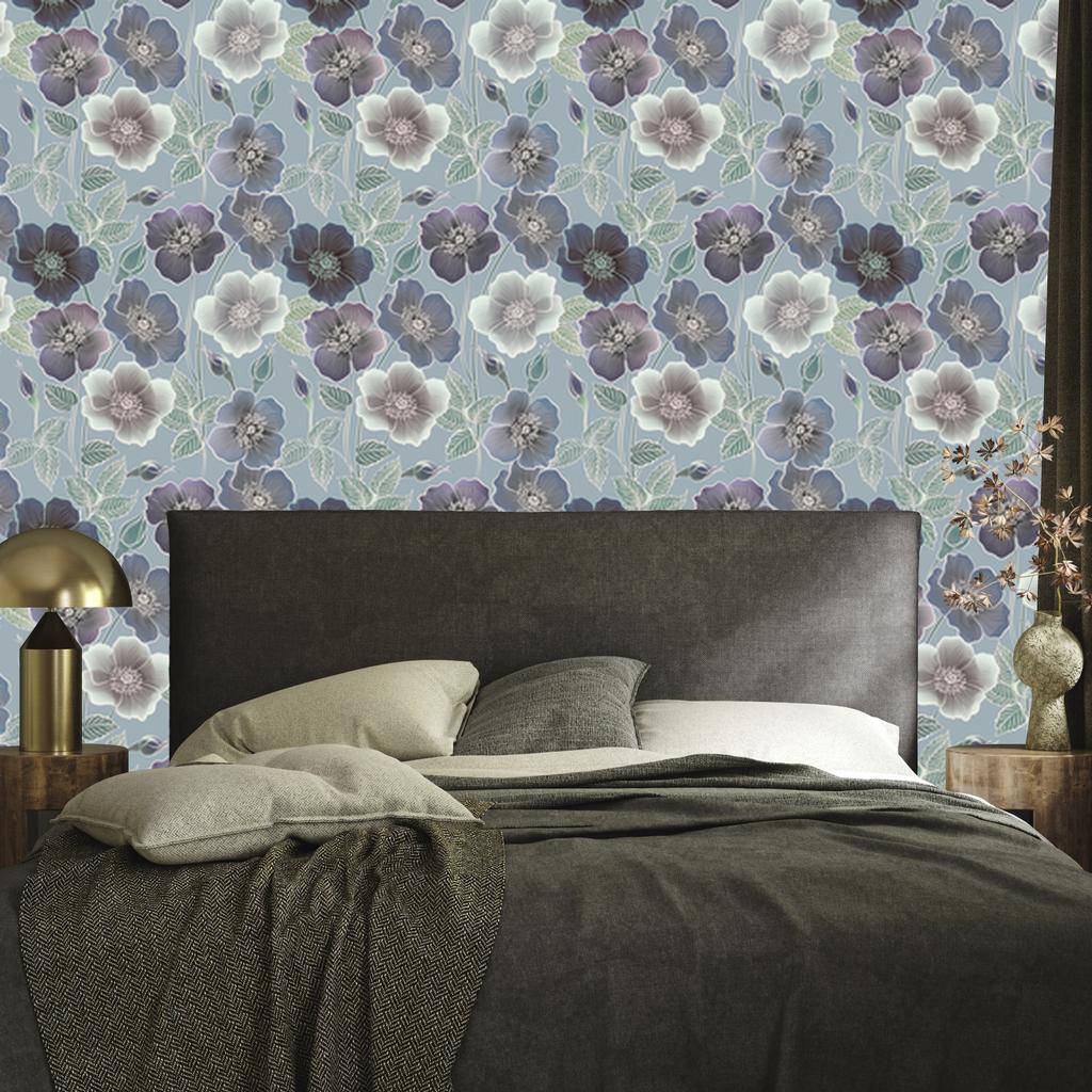 Beautiful Vintage Flowers Wallpaper for Living Room and Bedroom 50x1000