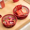 Wedding Chinese Style CandyBox Marriage Engagement Desk Storage Container for Snacks Sweets Bride Serving Tea Pastry Gift Holder